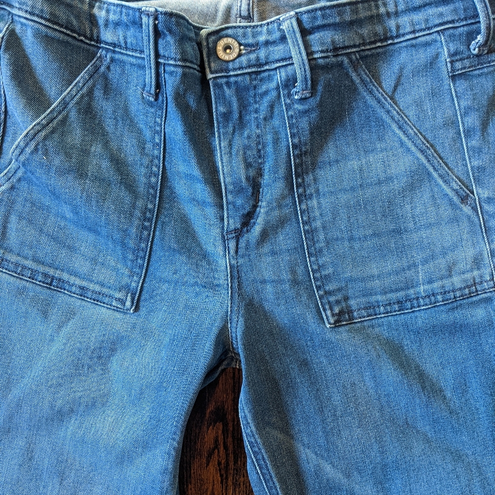 H&M high waist - flare jeans cn165 square pocket